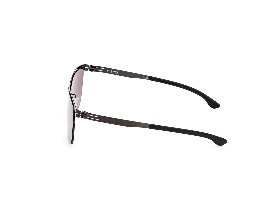 Óculos de sol ic! berlin ic0020-d the antihero 08e plateado browline masculino tamanho 54mm - Vista de detalhe