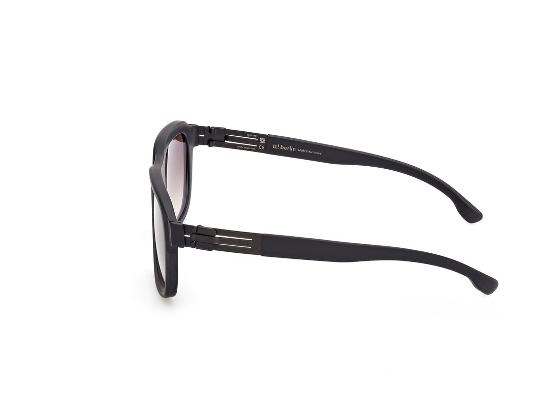 Gafas de sol ic! berlin ic0025 rufus 02f negro rectangular masculino talla 55mm - Vista de detalle