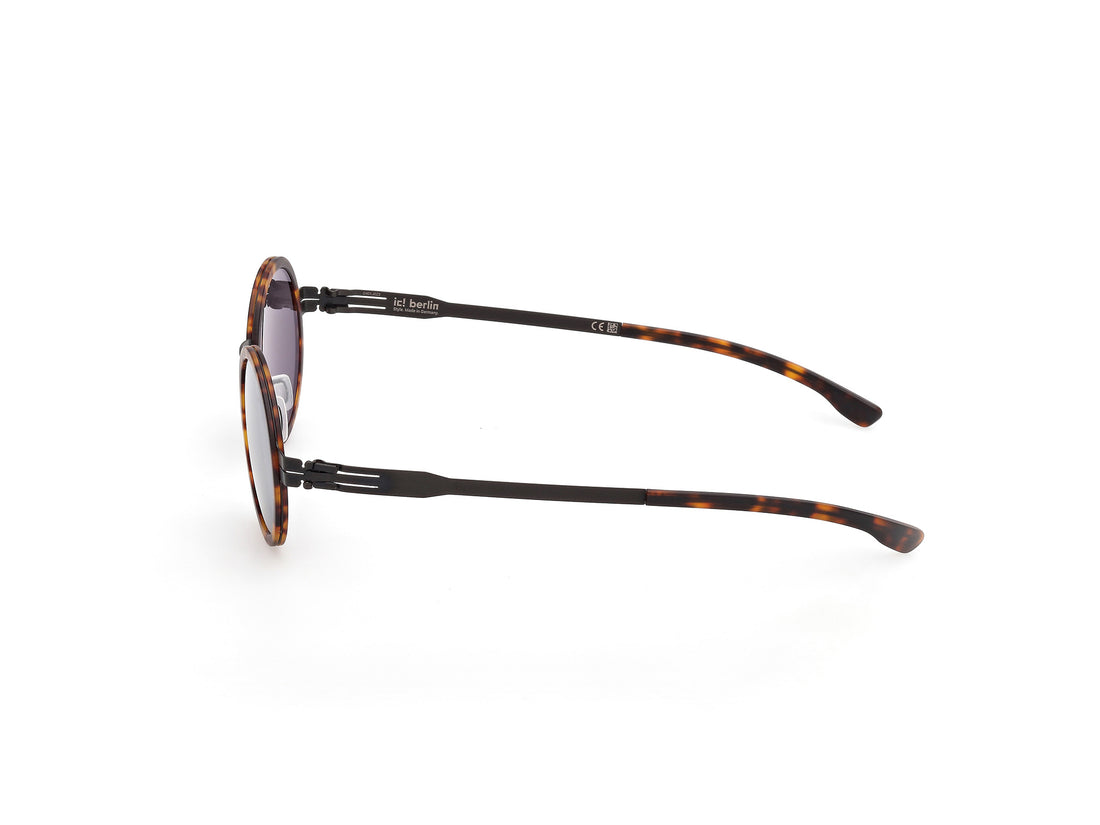 Gafas de sol ic! berlin ic0030 bent 05c negro round unisex talla 43mm - Vista de detalle