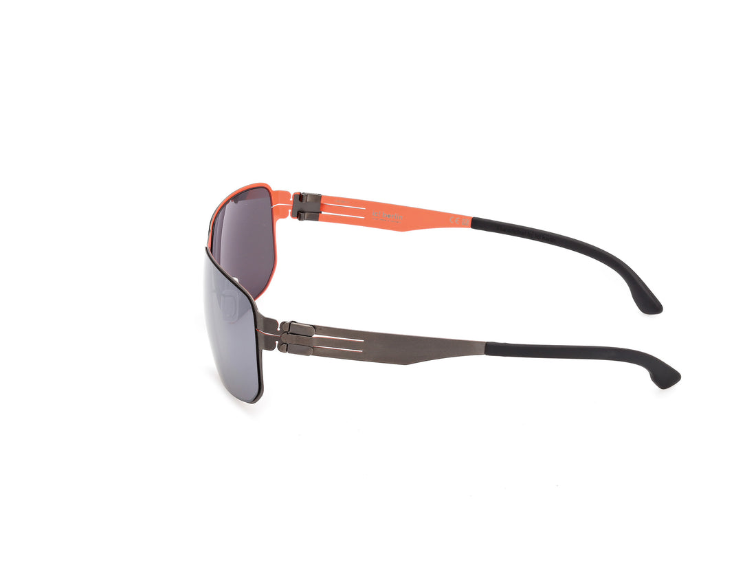 Óculos de sol ic! berlin ic0051 i see 2024 05c negro rectangular masculino tamanho 63mm - Vista de detalhe