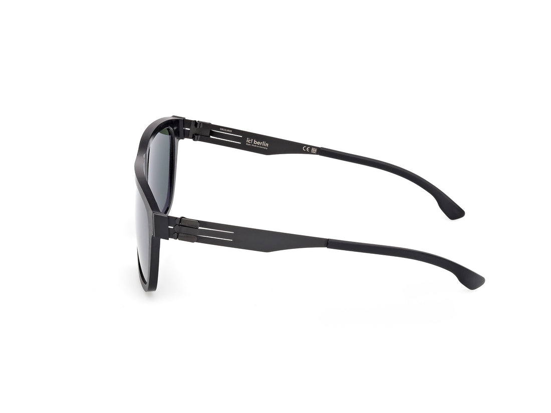 Gafas de sol ic! berlin ic0057 zeta 02r negro square masculino talla 58mm - Vista de detalle