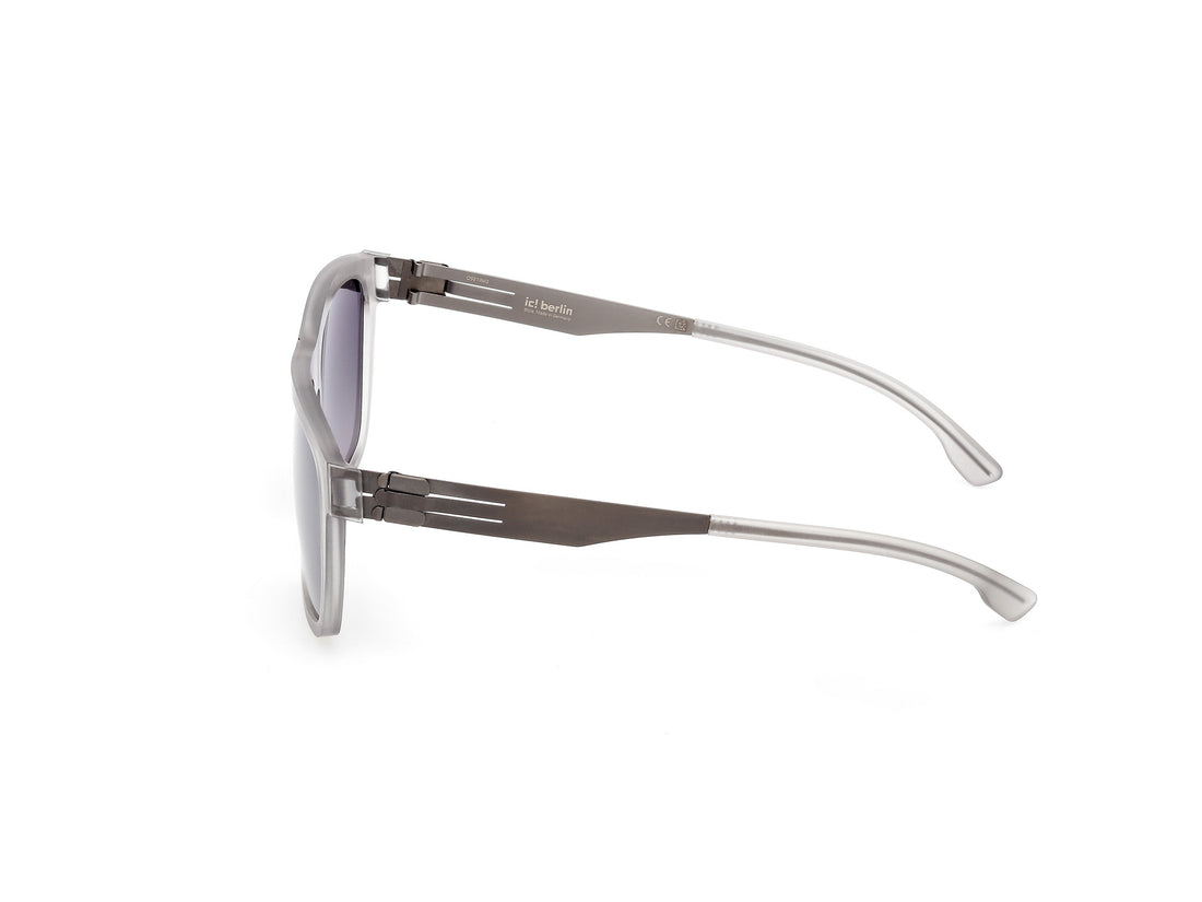 Gafas de sol ic! berlin ic0057 zeta 20b gris square masculino talla 58mm - Vista de detalle