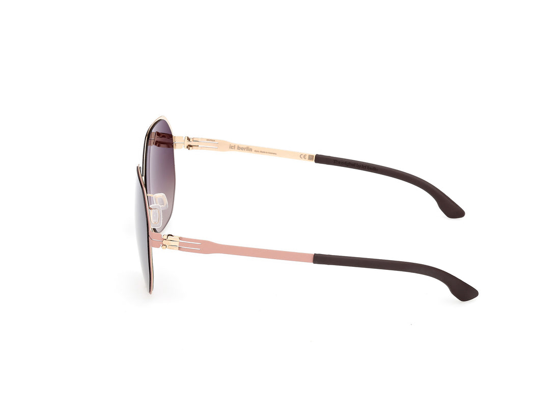 Gafas de sol ic! berlin ic0060 dominica 28e dorado square femenino talla 59mm - Vista de detalle