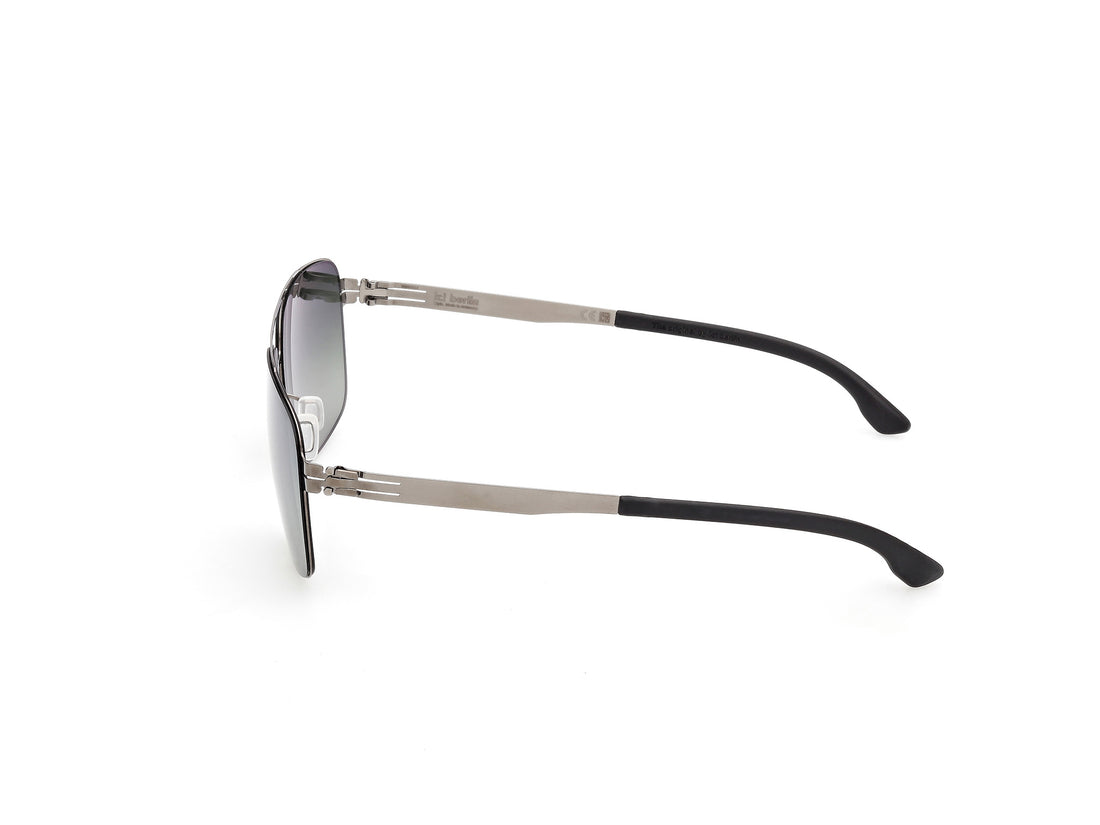 Okulary przeciwsłoneczne ic! berlin ic0065 ryan 02p negro oval unisex rozmiar 60mm - Widok szczegółowy