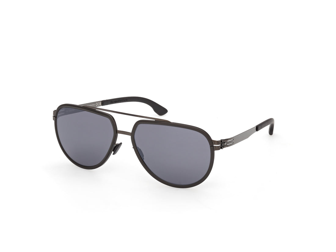 Gafas de sol ic! berlin ic0069 rhenium 05a negro oval unisex talla 59mm - Vista principal