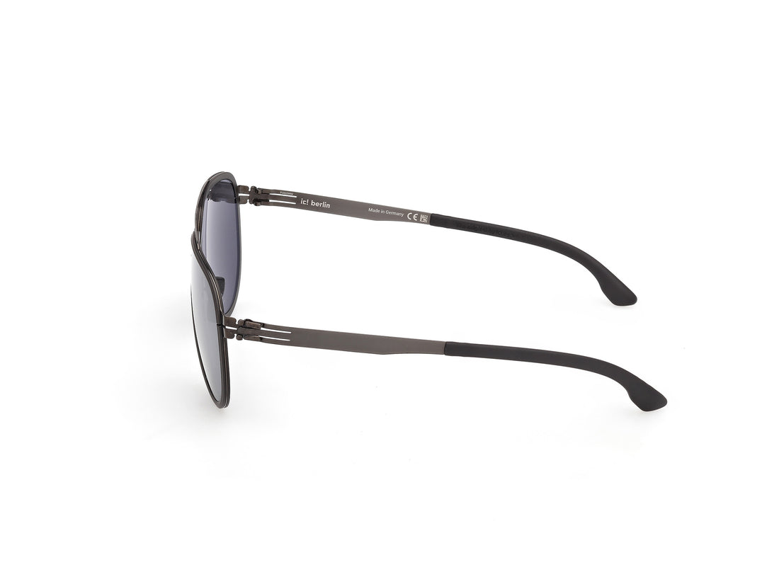 Gafas de sol ic! berlin ic0069 rhenium 05a negro oval unisex talla 59mm - Vista de detalle