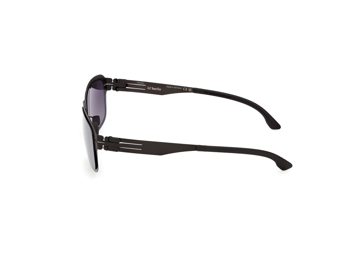 Gafas de sol ic! berlin ic0210 jonte 05b negro oval unisex talla 56mm - Vista de detalle