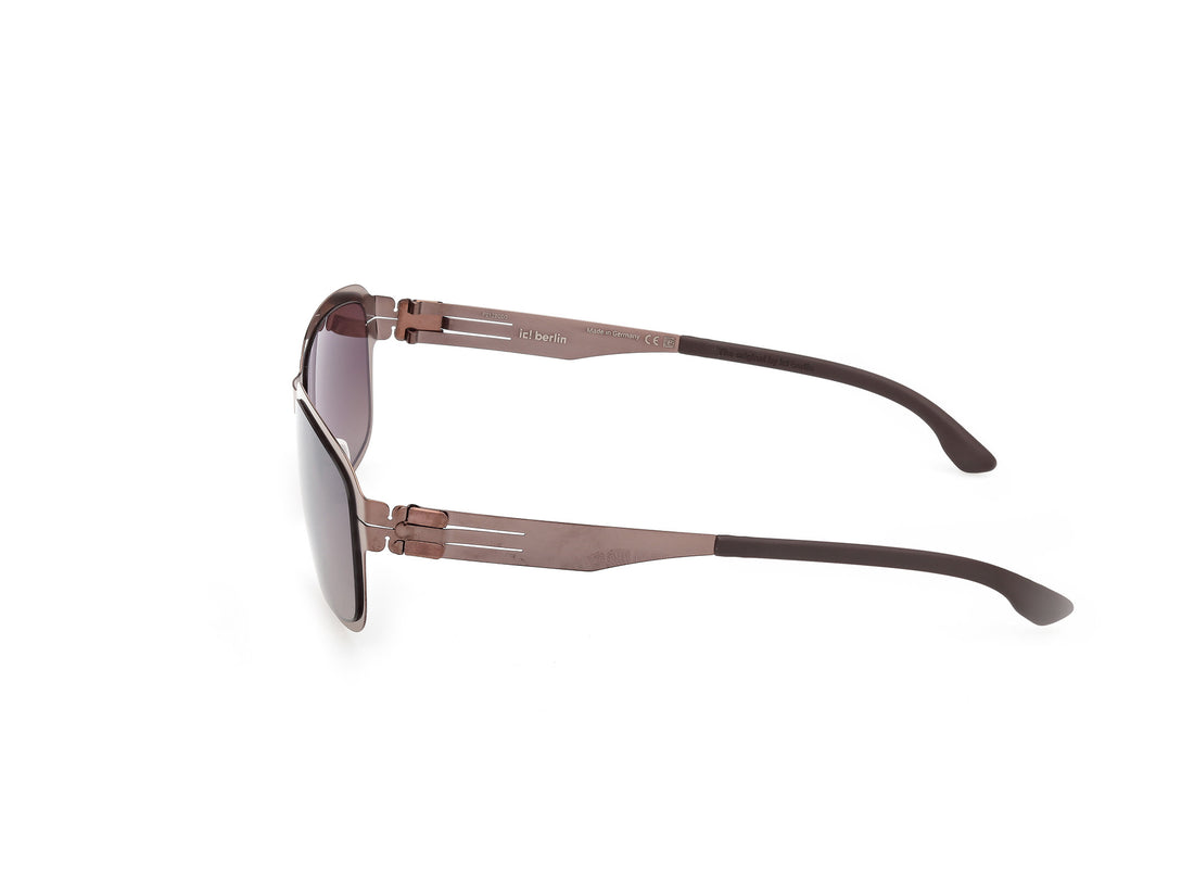 Gafas de sol ic! berlin ic0210 jonte 68b rojo oval unisex talla 56mm - Vista de detalle