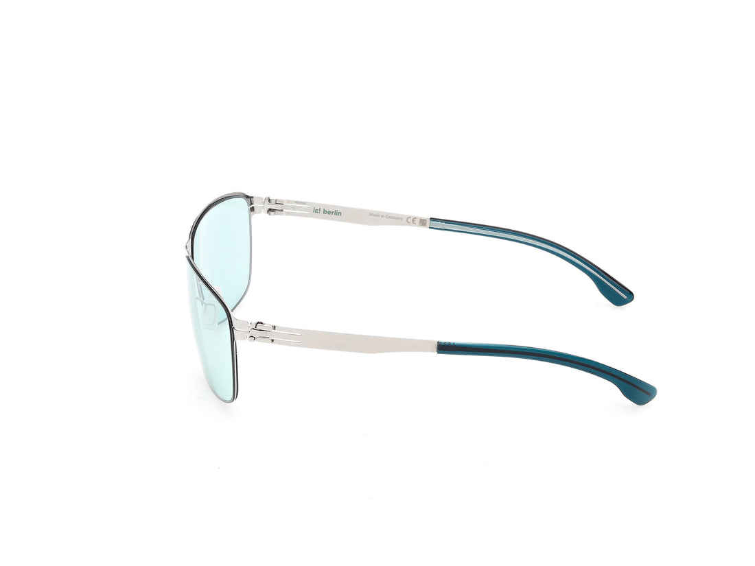 Occhiali da sole ic! berlin ic0213 20v gris rectangular masculino taglia 61mm - Vista dettagliata