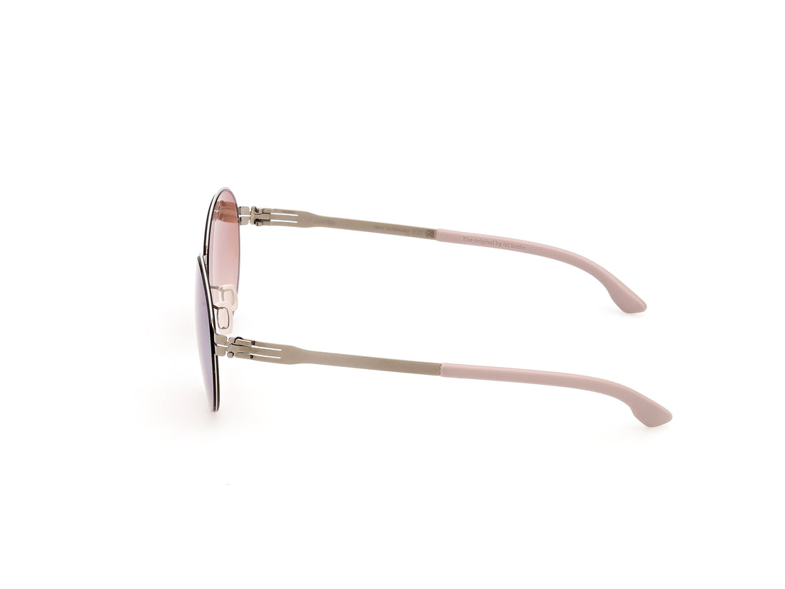 Occhiali da sole ic! berlin ic0215 59f beige round unisex taglia 53mm - Vista dettagliata