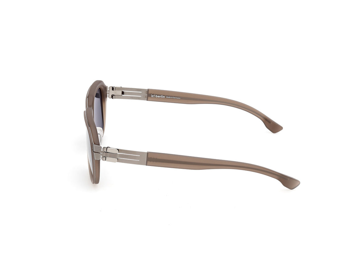 Occhiali da sole ic! berlin ic0219 20a gris square masculino taglia 55mm - Vista dettagliata