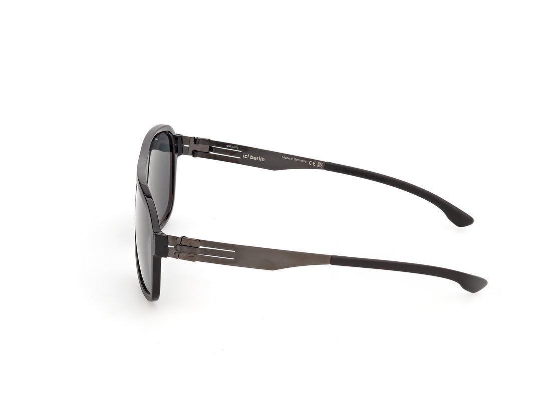 Occhiali da sole ic! berlin ic0221 power law the 2nd 95d verde square masculino taglia 62mm - Vista dettagliata