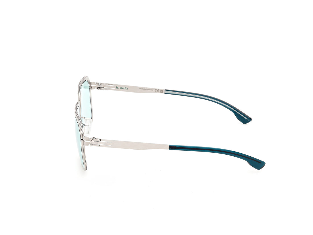 Occhiali da sole ic! berlin ic0226 xenon 15v plateado oval masculino taglia 57mm - Vista dettagliata