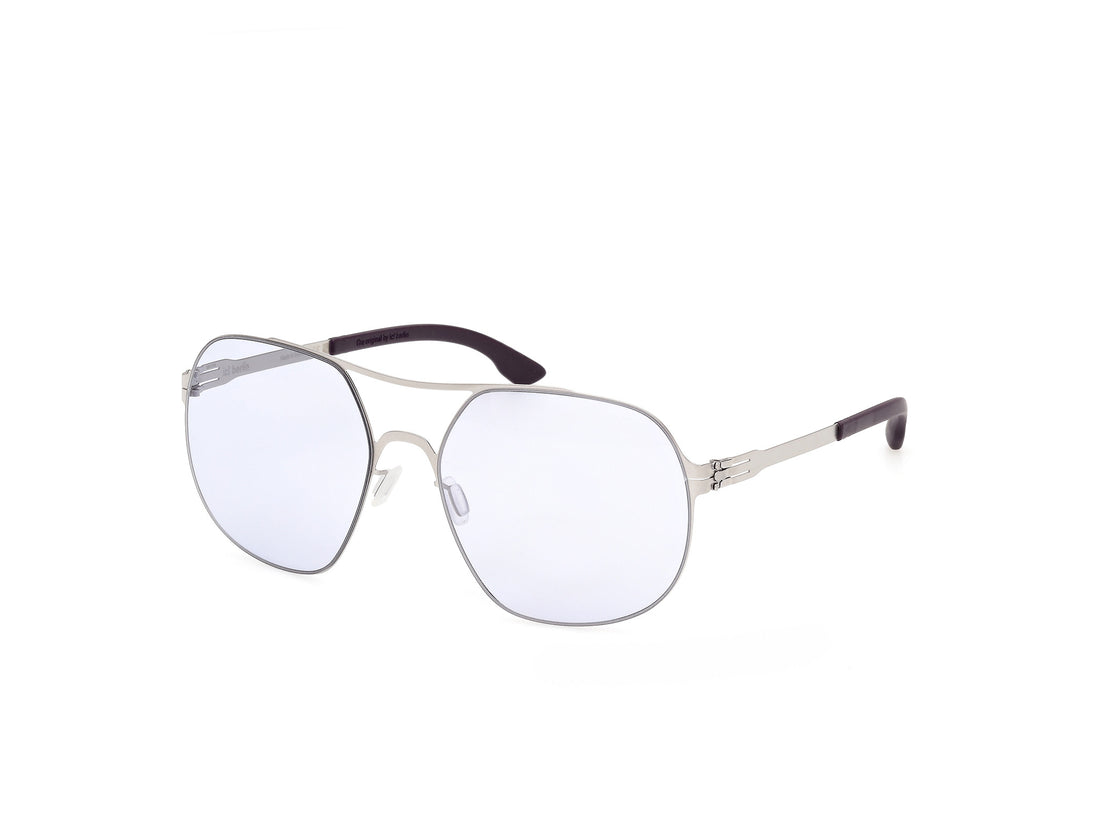 Solbriller ic! berlin ic0228 amelia 15y plateado pilot femenino størrelse 58mm - Hovedvisning