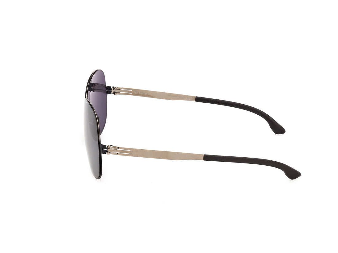 Solbriller ic! berlin ic0229 gabriella 05a negro oval femenino størrelse 62mm - Detaljeret visning