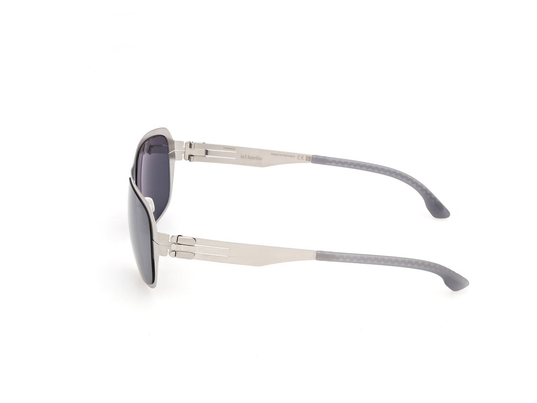 Solbriller ic! berlin ic0230 bence 12a plateado pilot masculino størrelse 57mm - Detaljeret visning