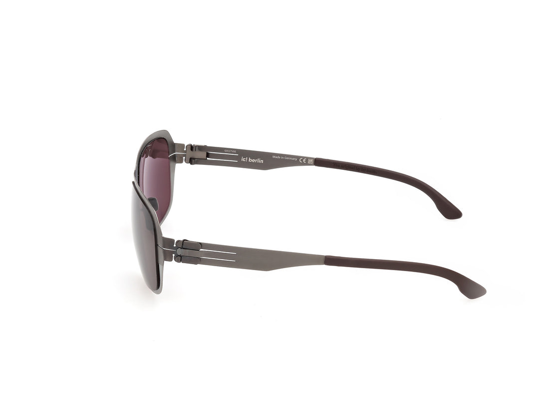 Solbriller ic! berlin ic0230 bence 13y plateado pilot masculino størrelse 57mm - Detaljeret visning