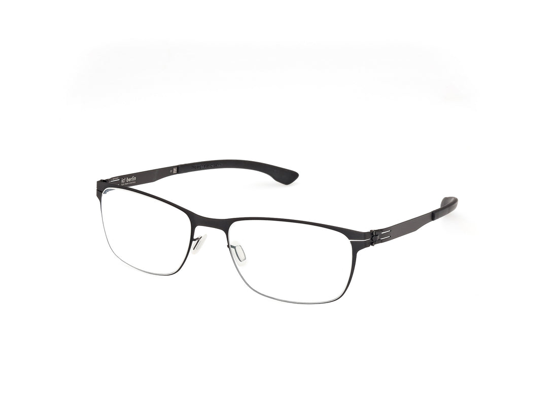 Prescription glasses ic! berlin ic5006 dennis n. large 002 negro masculino size 56mm - Main view
