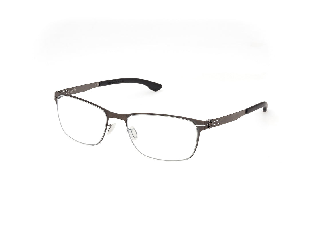 Prescription glasses ic! berlin ic5006 dennis n. large 02a negro masculino size 56mm - Main view