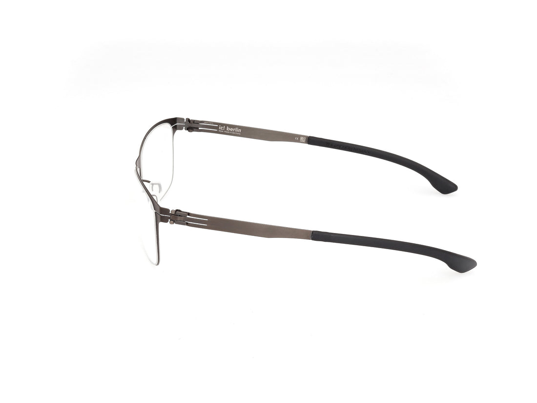 Prescription glasses ic! berlin ic5006 dennis n. large 02a negro masculino size 56mm - Detailed view
