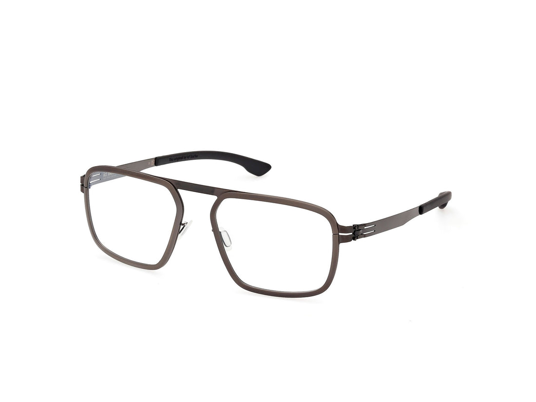 Prescription glasses ic! berlin ic5052 rhodium 001 negro masculino size 54mm - Main view