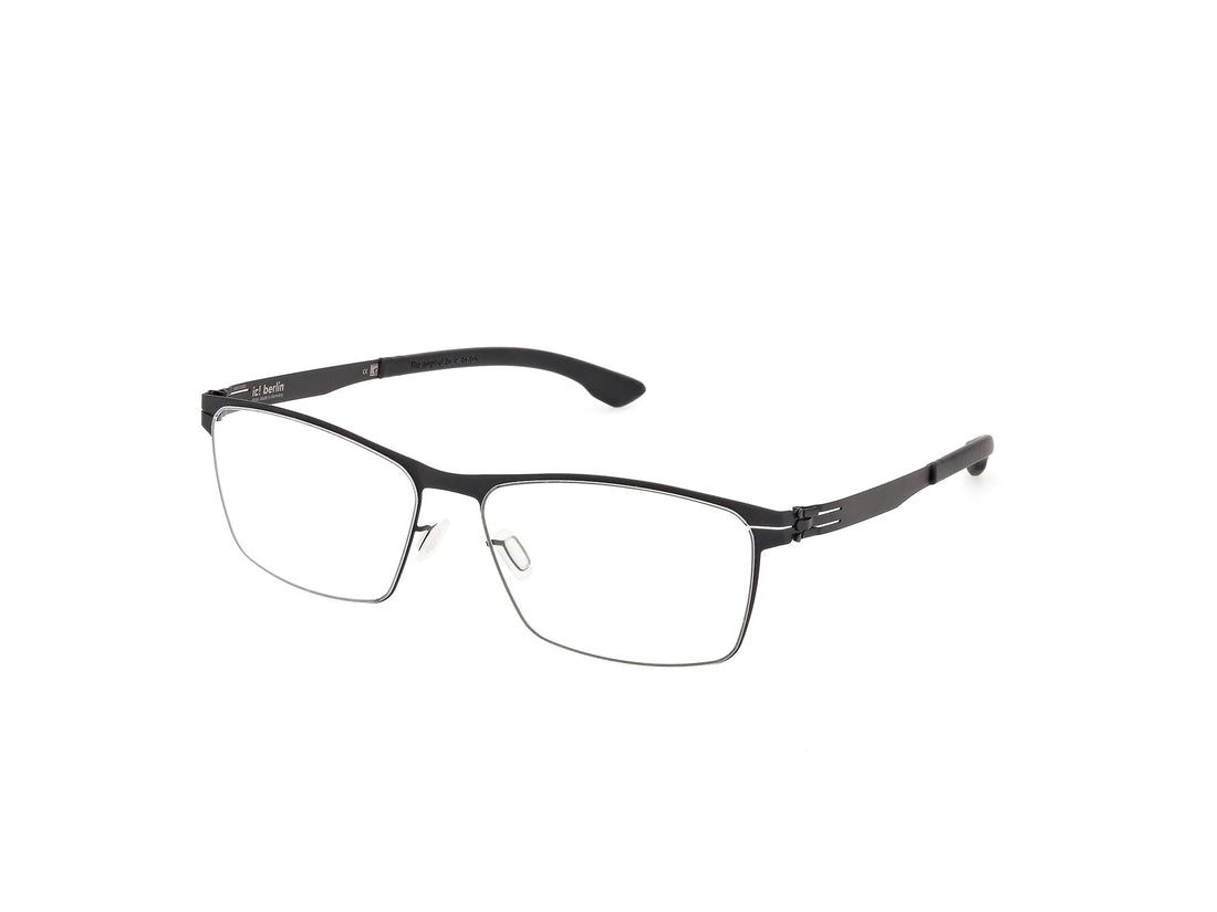 Prescription glasses ic! berlin ic5060 stuart l. large 002 negro masculino size 57mm - Main view