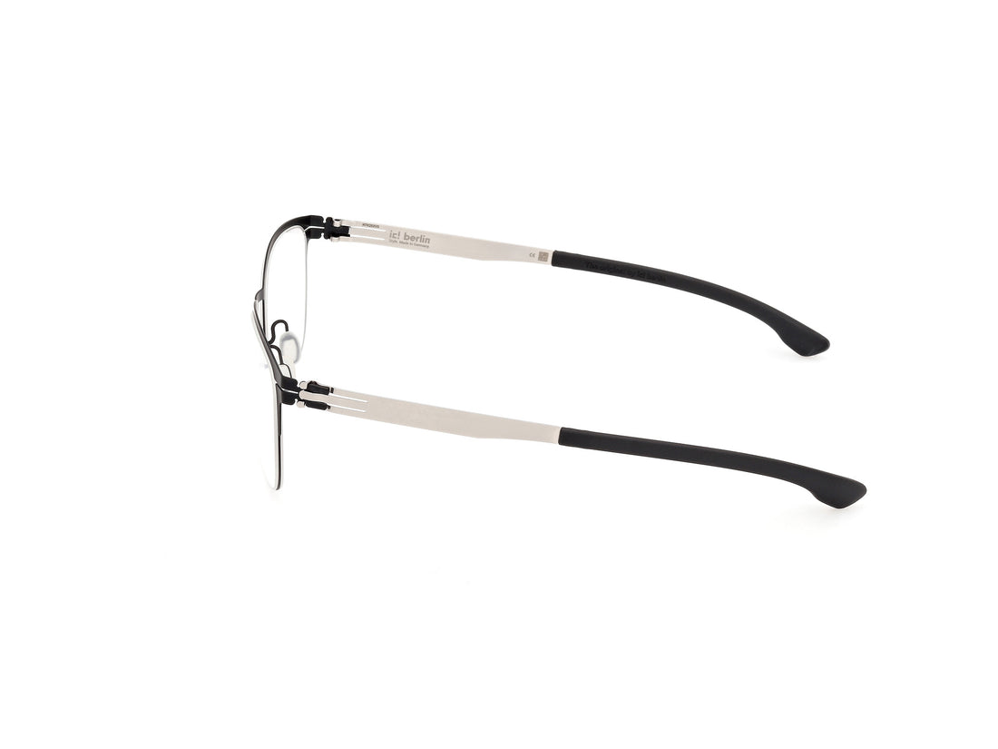 Prescription glasses ic! berlin ic5064-d the lone wolf large 02a negro masculino size 53mm - Detailed view