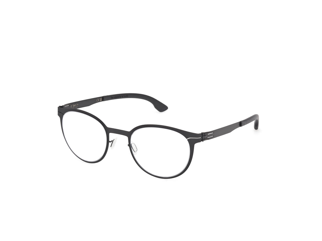 Lunettes de vue ic! berlin ic5155 robin small 002 negro round unisex taille 48mm - Vue principale