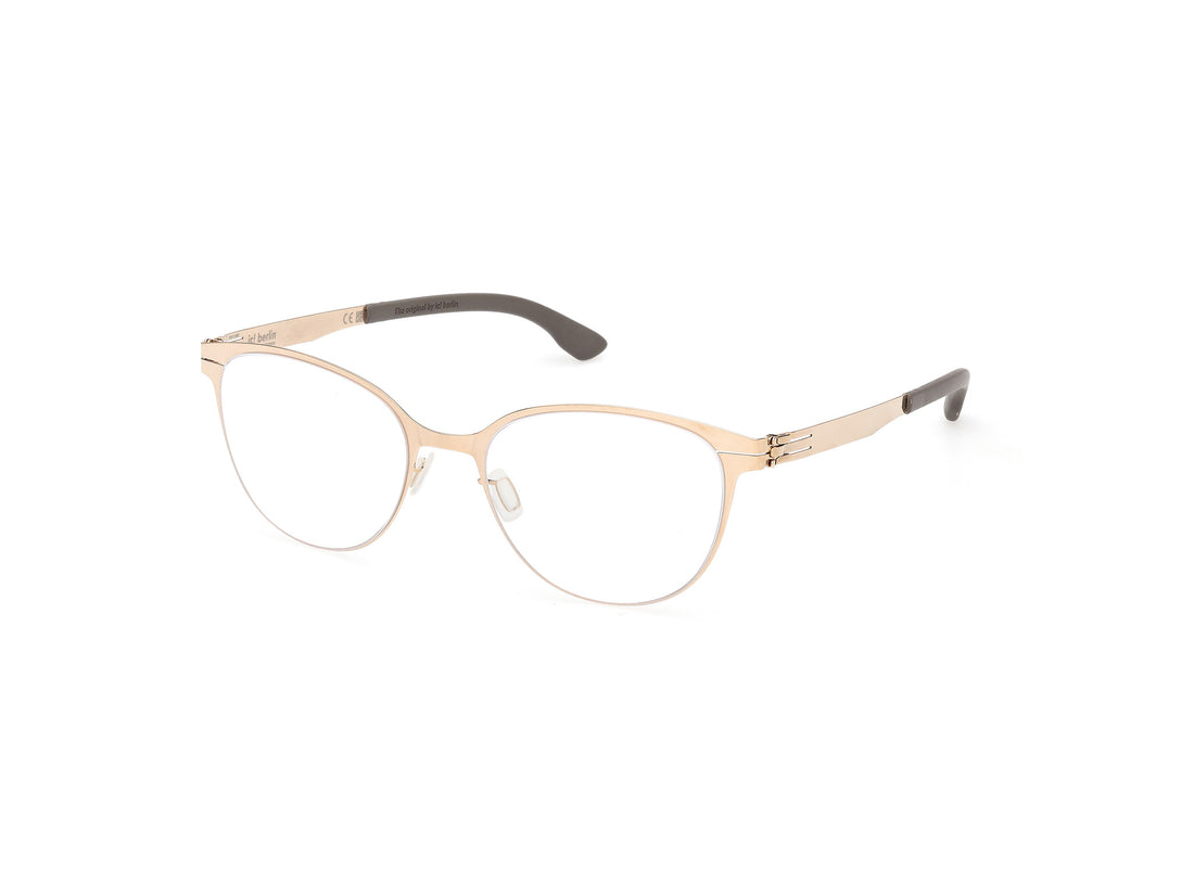 Lunettes de vue ic! berlin ic5164 laura 028 dorado cat eye femenino taille 51mm - Vue principale