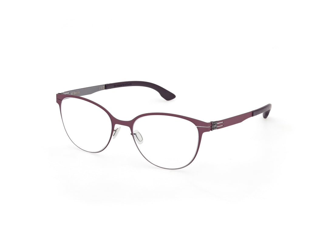 Lunettes de vue ic! berlin ic5164 laura 071 burdeos cat eye femenino taille 51mm - Vue principale