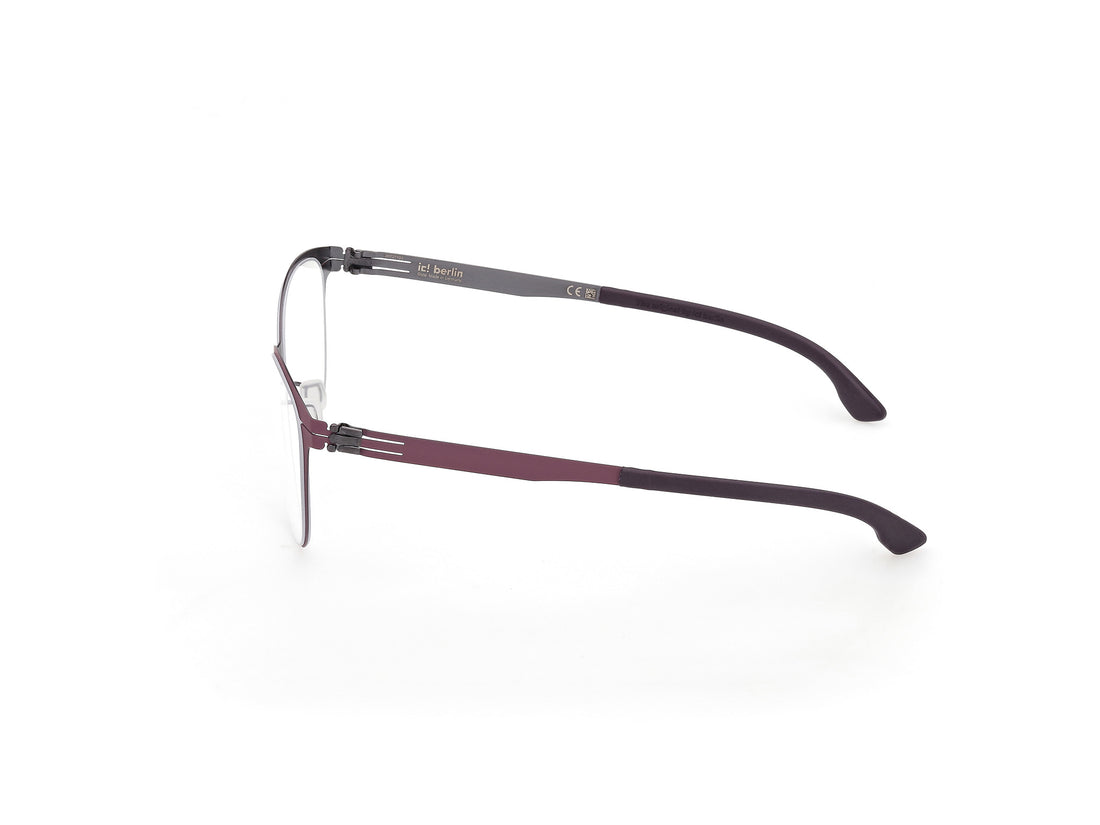 Lunettes de vue ic! berlin ic5164 laura 071 burdeos cat eye femenino taille 51mm - Vue détaillée
