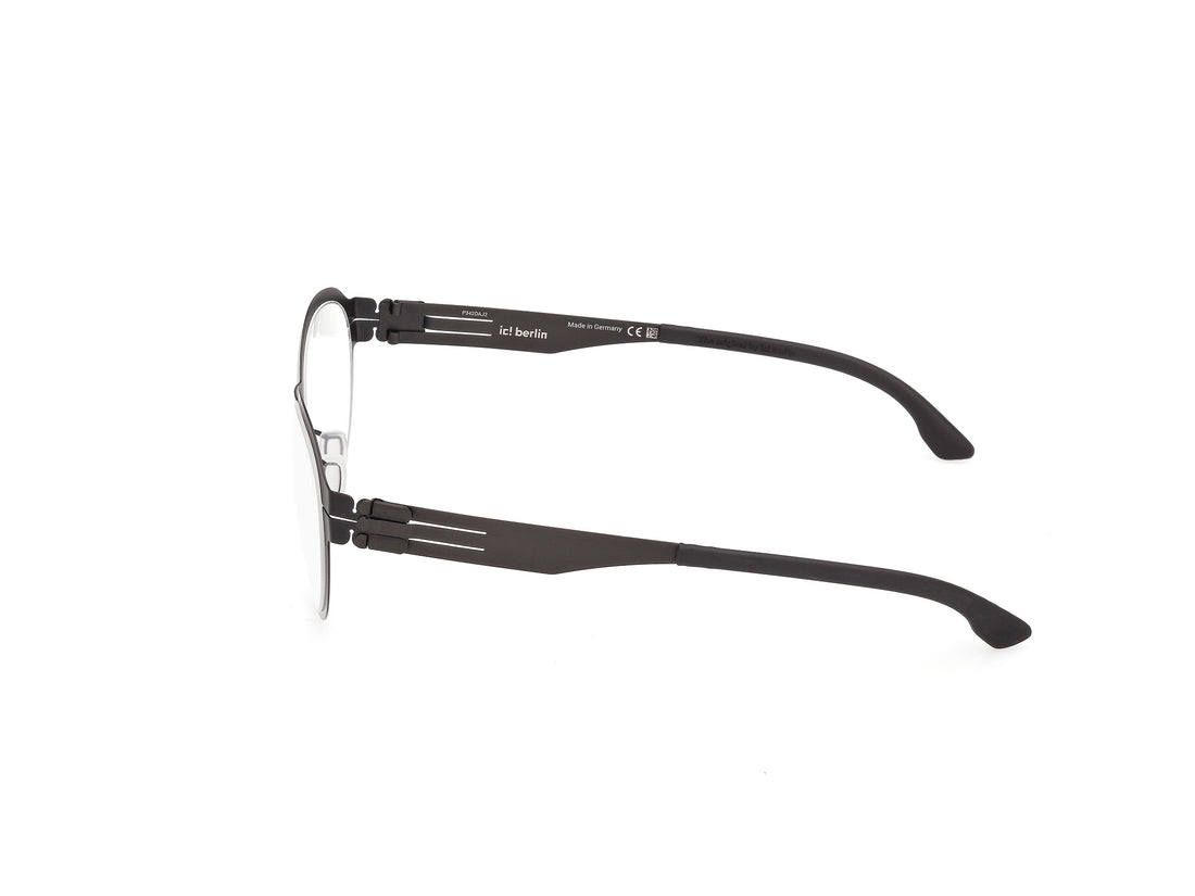 Prescription glasses ic! berlin ic5322 eike 005 negro round unisex size 50mm - Detailed view