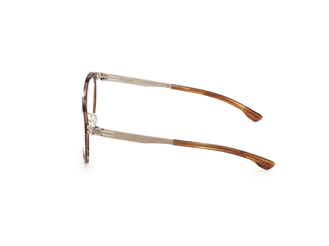 Prescription glasses ic! berlin ic5324 larry 034 bronce round unisex size 49mm - Detailed view