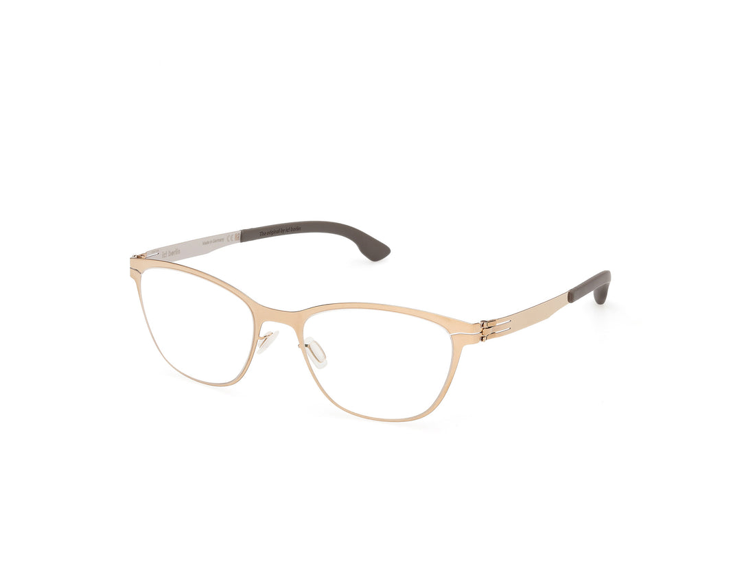 Prescription glasses ic! berlin ic5327 amanda small 028 dorado cat eye femenino size 52mm - Main view
