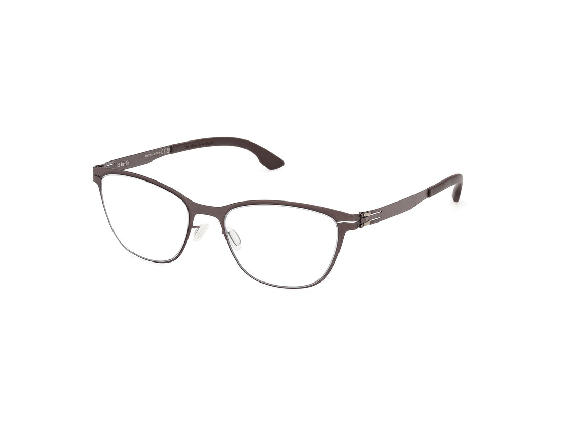 Prescription glasses ic! berlin ic5327 amanda small 049 marron cat eye femenino size 52mm - Main view