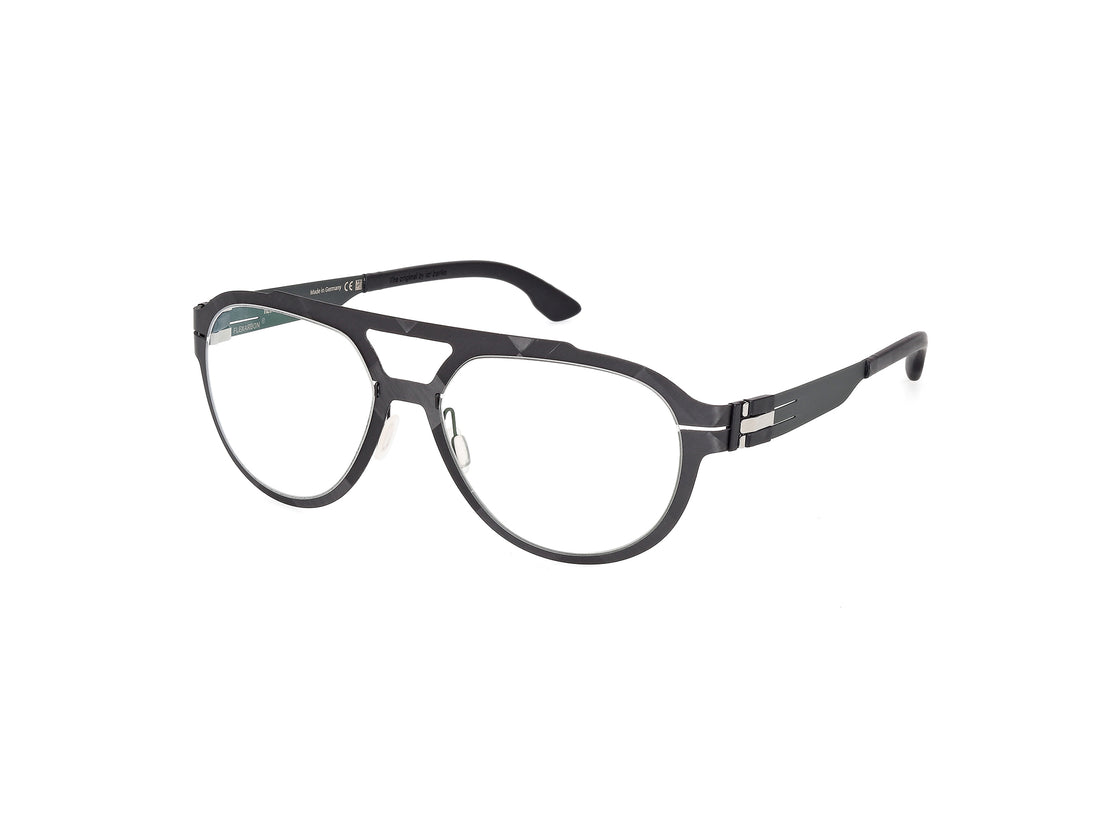 Prescription glasses ic! berlin ic5335 002 negro oval unisex size 55mm - Main view