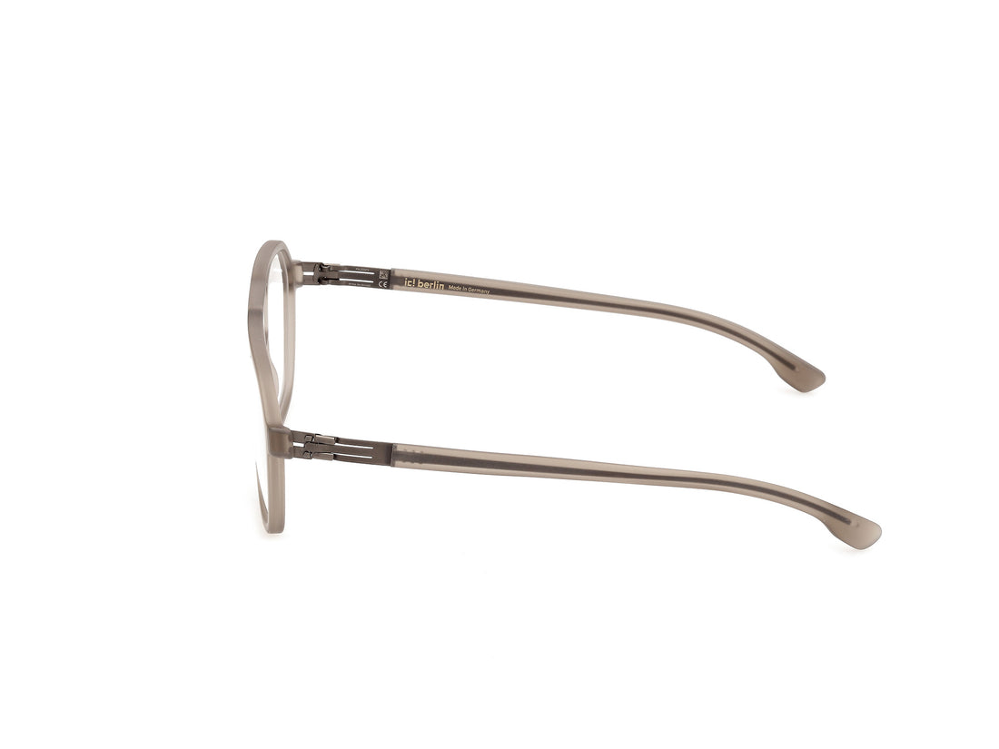 Prescription glasses ic! berlin ic5341 045 marron oval unisex size 55mm - Detailed view