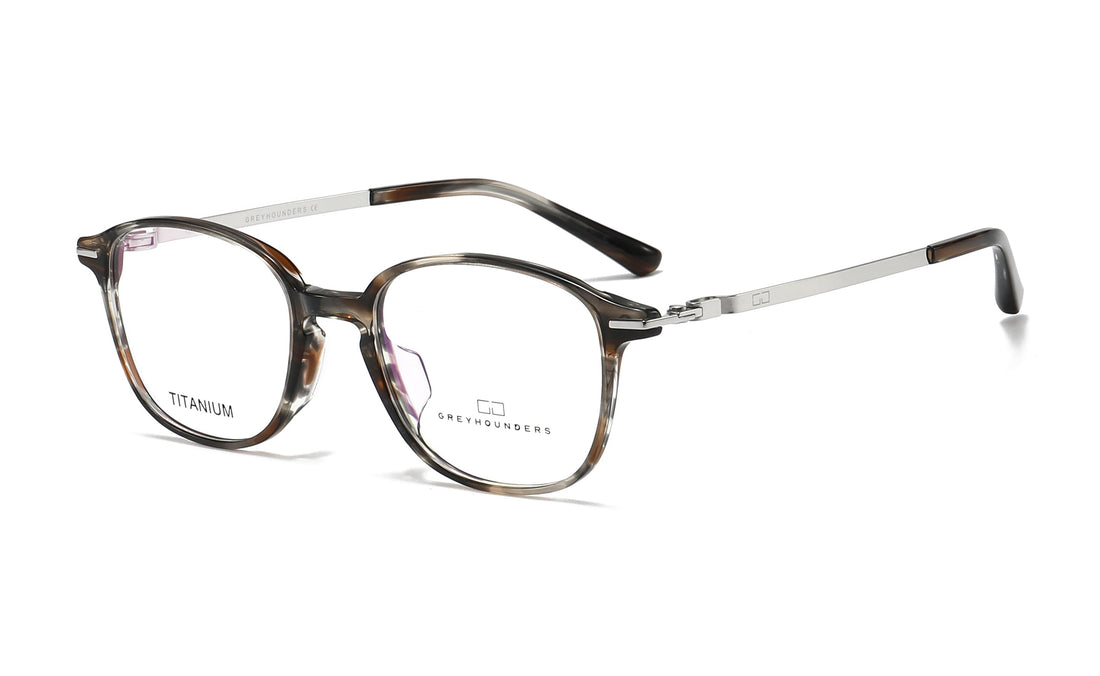 Óculos graduados greyhounders oris c2 s transparent transparente square unisex tamanho 52mm - Vista principal