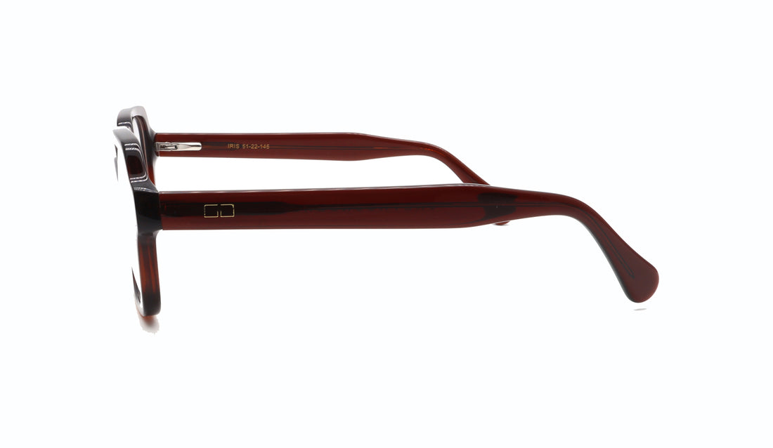 Brillen greyhounders iris c2 marron square femenino größe 51mm - Detailansicht