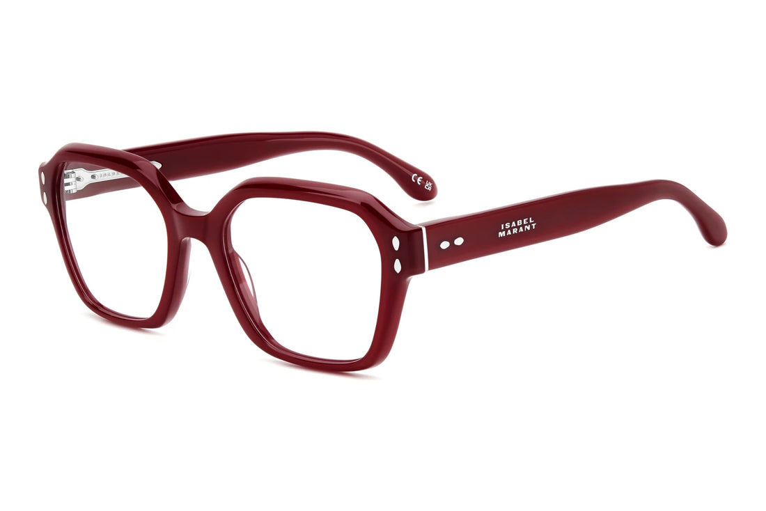 Lunettes de vue isabel marant im 0111 lhf burdeos rectangular geometrical femenino taille 52mm - Vue principale