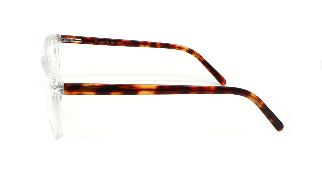 Brillen greyhounders kai c2 transparente square masculino größe 53mm - Detailansicht