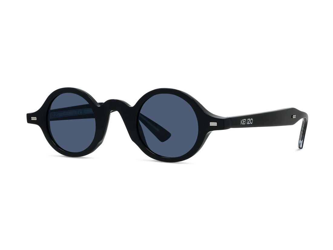 Occhiali da sole kenzo weave kz40207i 01v black round masculino taglia 40mm - Vista principale