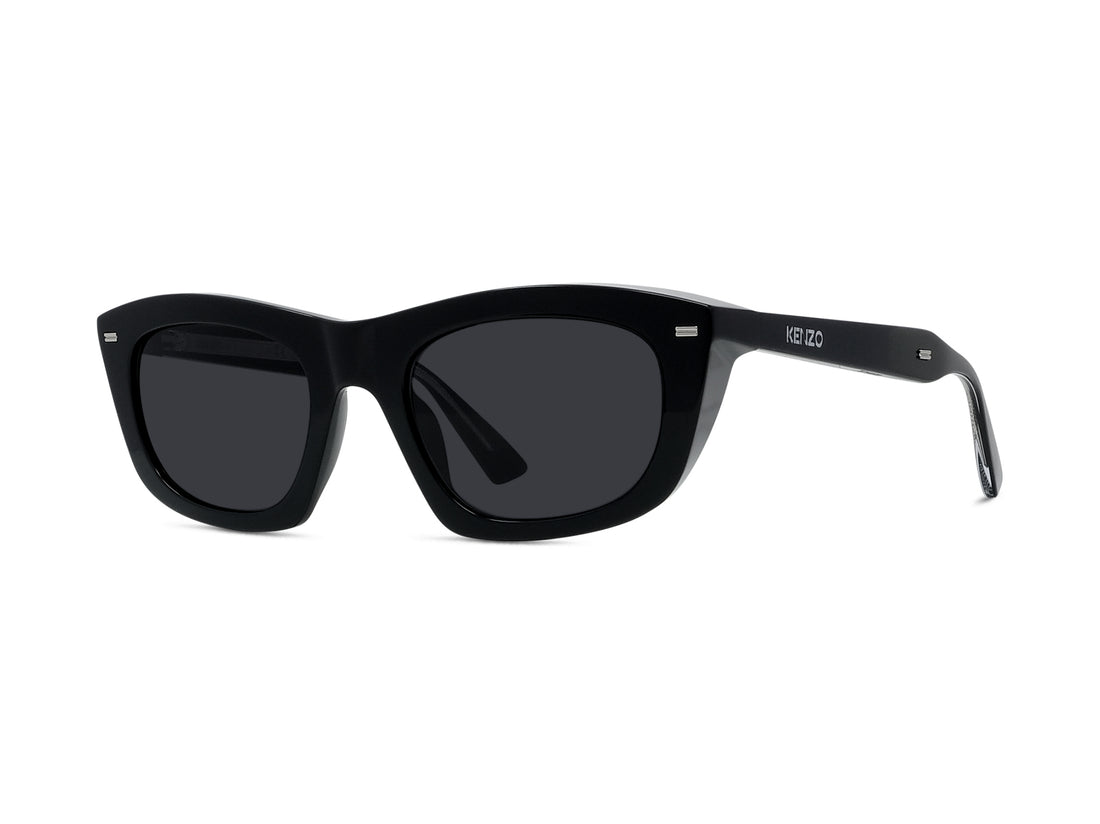 Occhiali da sole kenzo weave kz40213u 01a black geometric unisex taglia 53mm - Vista principale