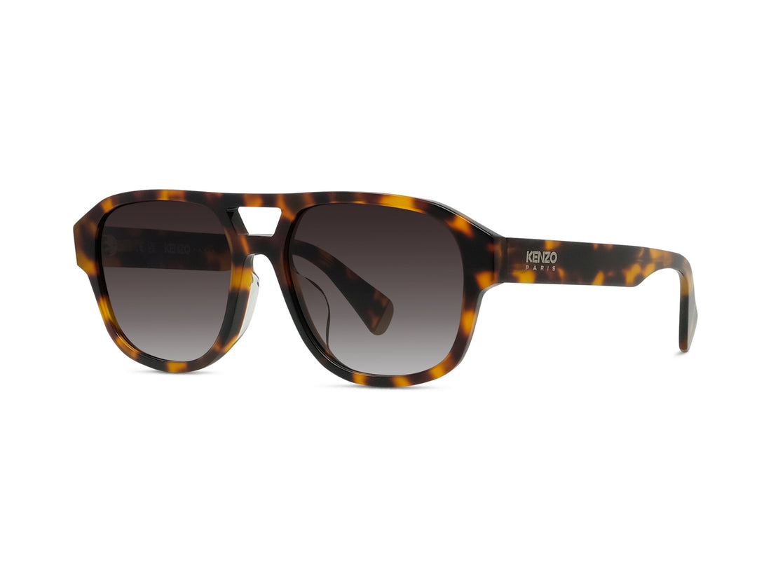 Óculos de sol kenzo aka kz40220u 53k havana geometric masculino tamanho 55mm - Vista principal