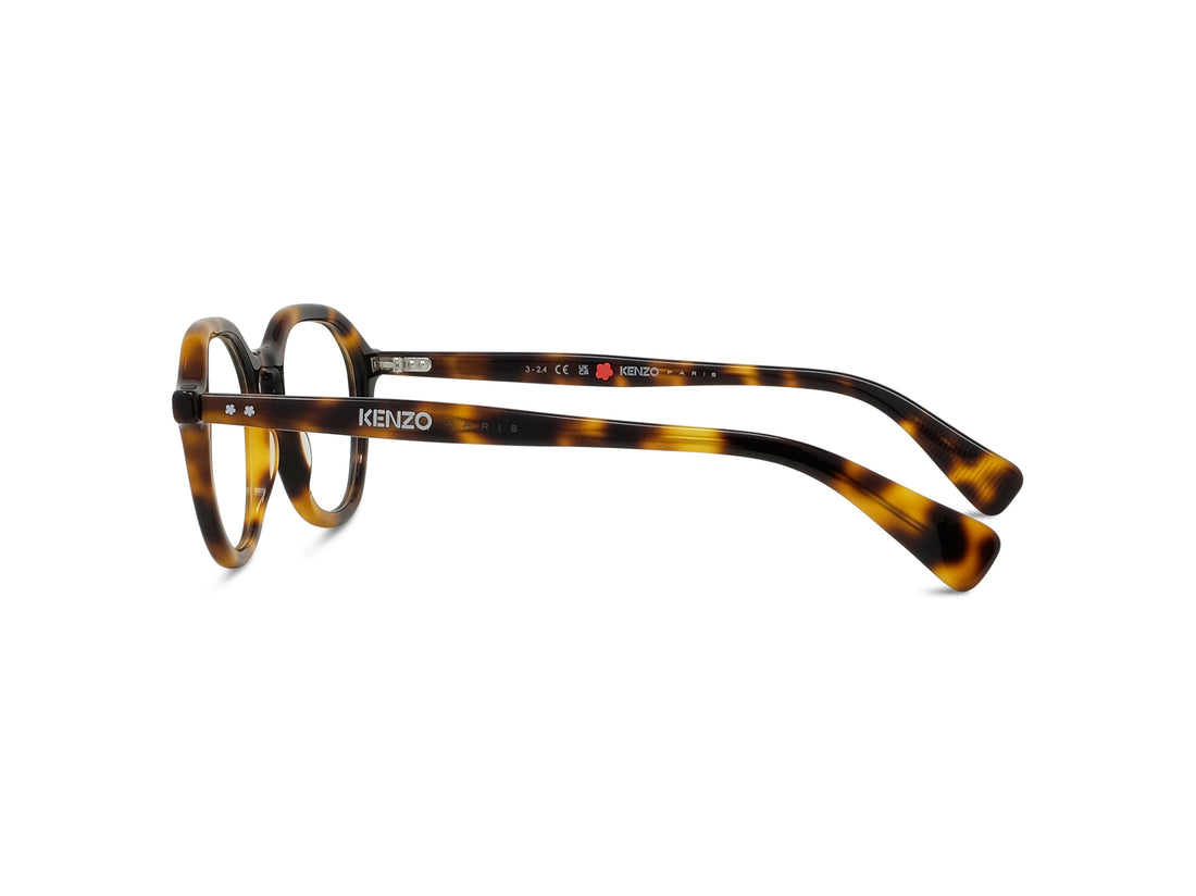 Brillen kenzo boke flower kz50222i 053 havana geometric unisex größe 49mm - Detailansicht