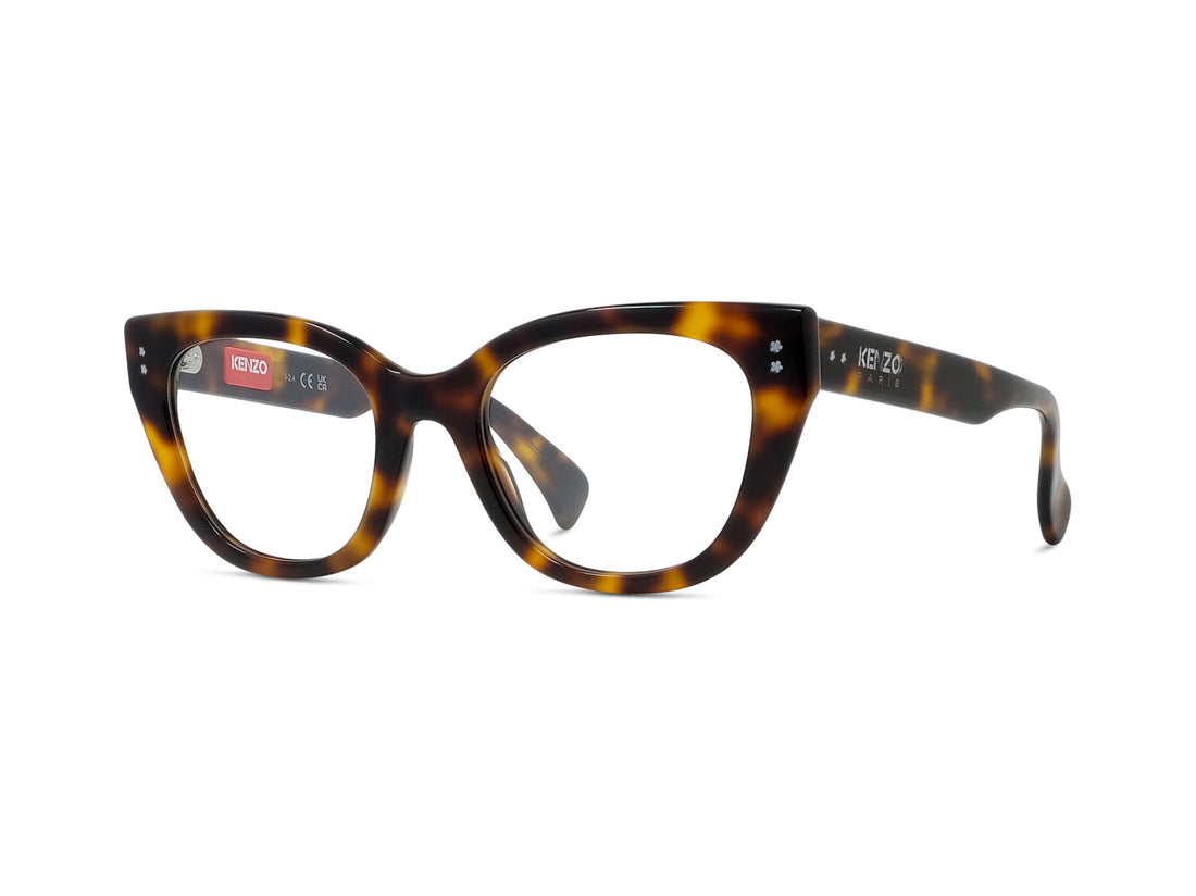 Brillen kenzo boke flower kz50227i 053 havana cat eye femenino größe 52mm - Hauptansicht