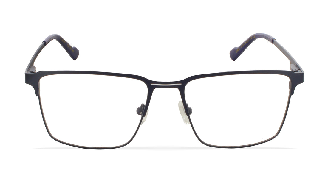 Prescription glasses greyhounders kaizen blue azul square masculino size 53mm - Detailed view