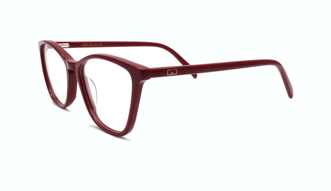 Brillen greyhounders lena c1 rojo cat eye femenino größe 52mm - Hauptansicht