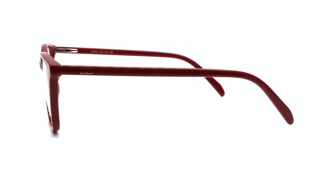 Brillen greyhounders lena c1 rojo cat eye femenino größe 52mm - Detailansicht