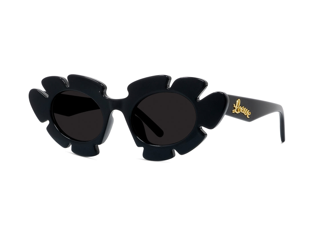 Sunglasses loewe curvy lw40088u 01a black cat eye unisex size 47mm - Main view